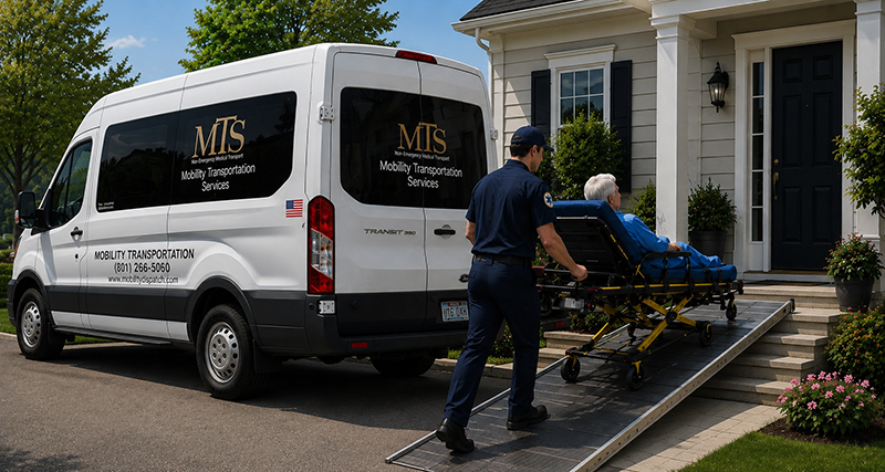 Hospital-to-home long-distance medical transportation